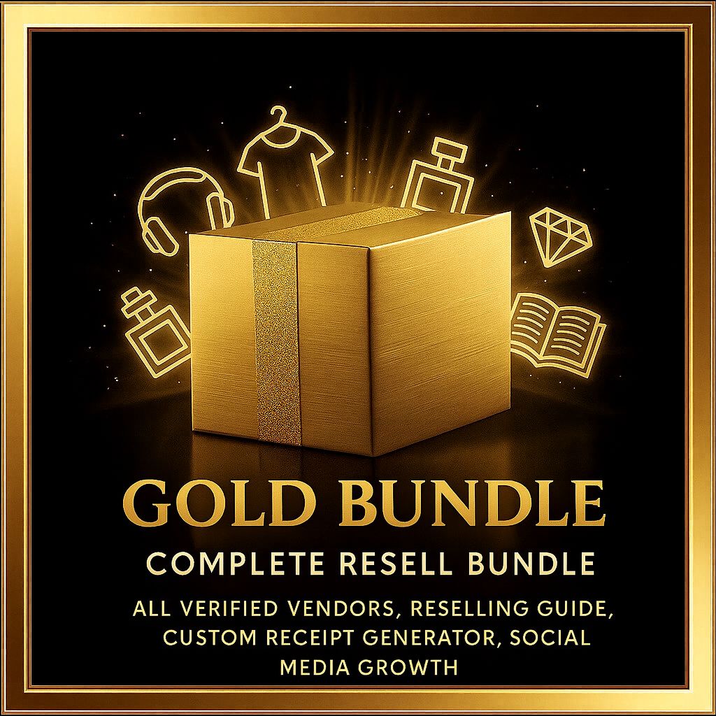 GOLD BUNDLE - COMPLETE RESELL BUNDLE